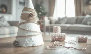 Choinka ze styropianu DIY: Stwórz własną, unikalną dekorację!