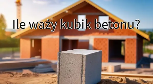 Kubik betonu: Ile waży i dlaczego to kluczowe na budowie?