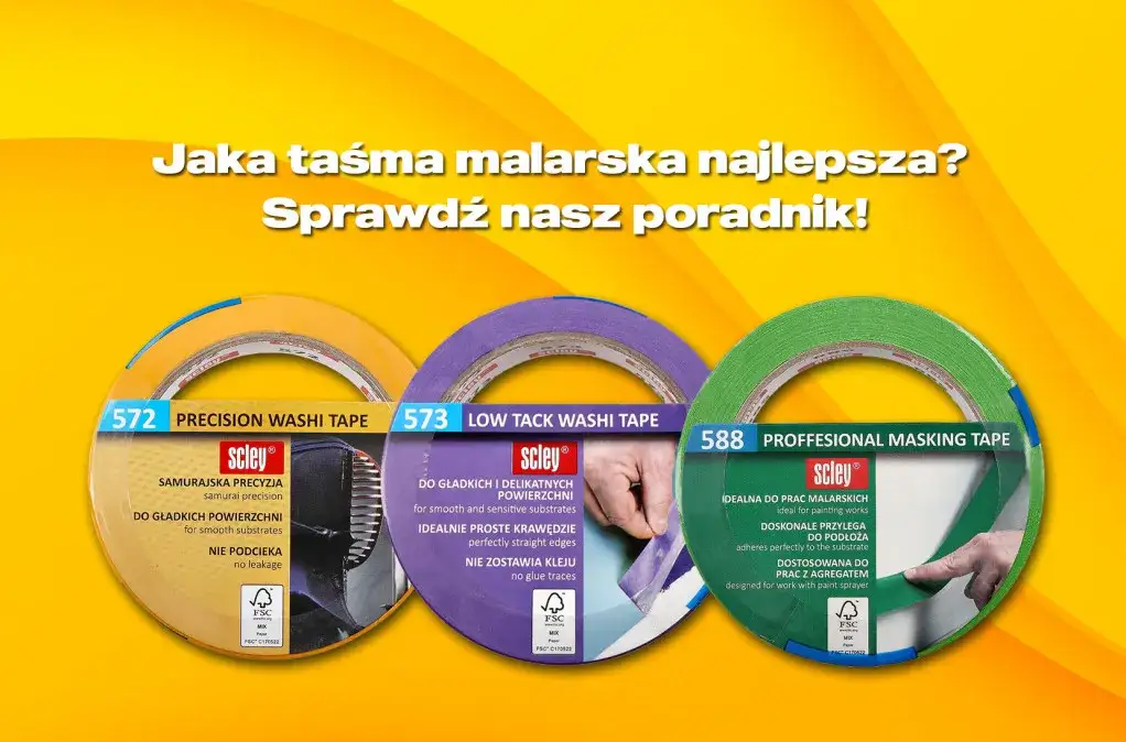 rodzaje taśm malarskich por&oacute;wnanie