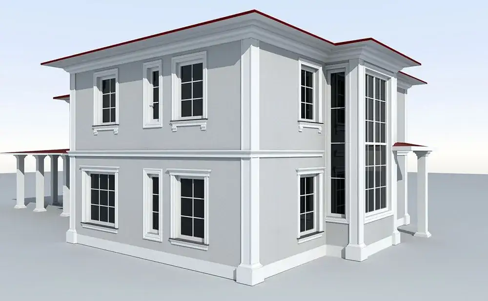 wizualizacja elewacji wykonana przez architekta
